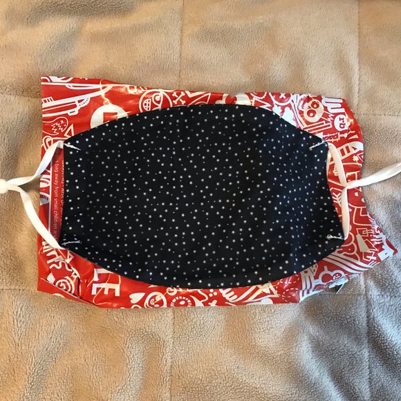 Black Starry Night Sky Mask - Picture 3 of 3